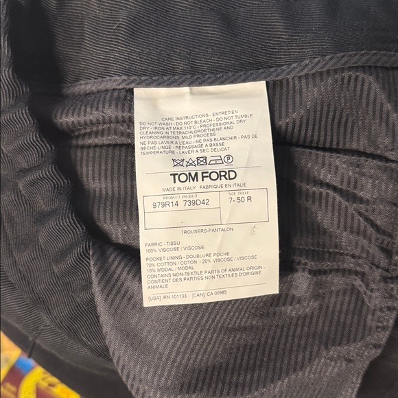 Tom Ford Classic Black Sweatpants - Picture 3 of 3